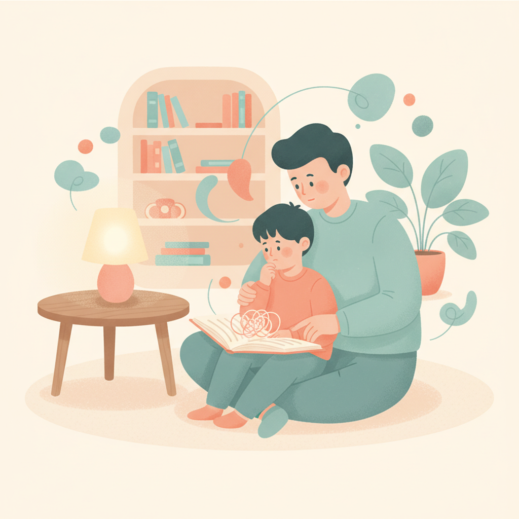 약으로 산만함이 잡혔는데 읽기만 그대로라면 다른 문제입니다